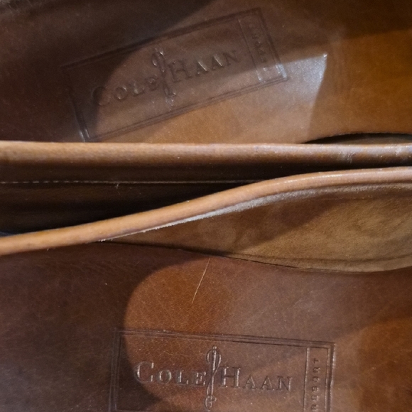 Cole Haan Brown Leather Tassel Loafers main image 5